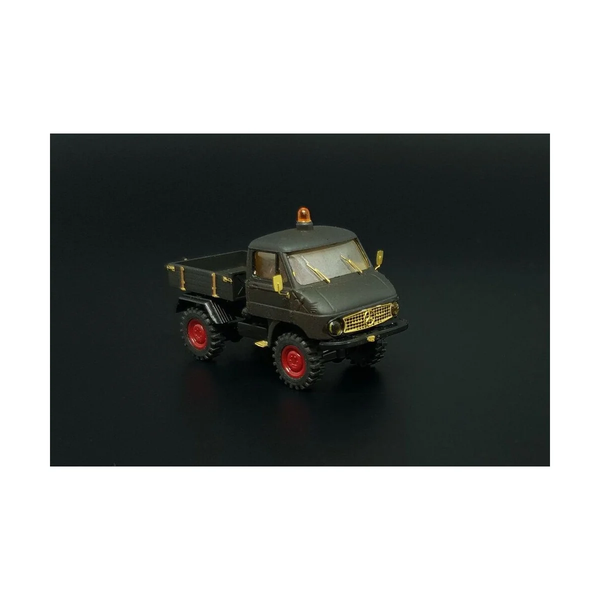 MB Unimog 411 (Brekina) - Hauler HLR87224