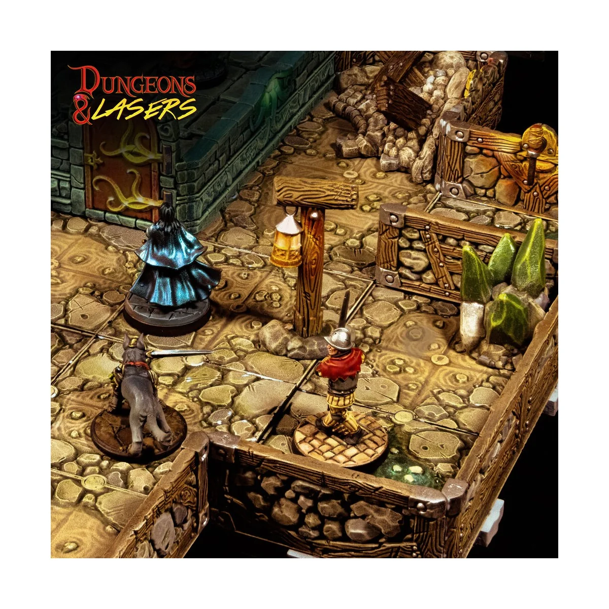 Dungeons & Lasers Dwarven Mine Half-Height Walls - Archon Studio DN...