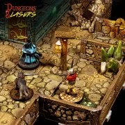 Dungeons & Lasers Dwarven Mine Half-Height Walls - Archon Studio DN...