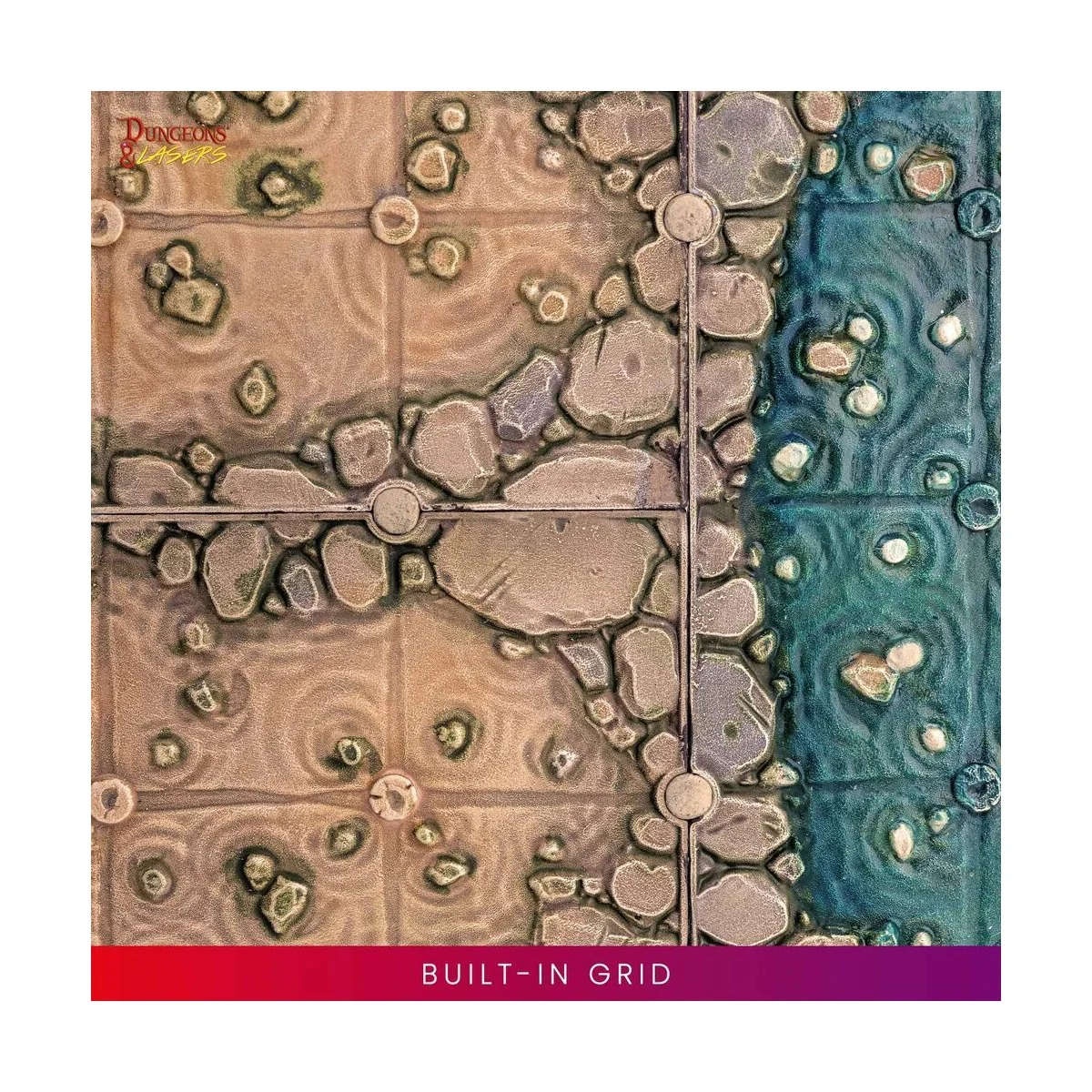 Dungeons & Lasers Dwarven Mine Half-Height Walls - Archon Studio DN...