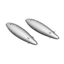 150 gal fuel droptank USN/USMC WWII/Korean war, 1/72 - Brengun BRL7...