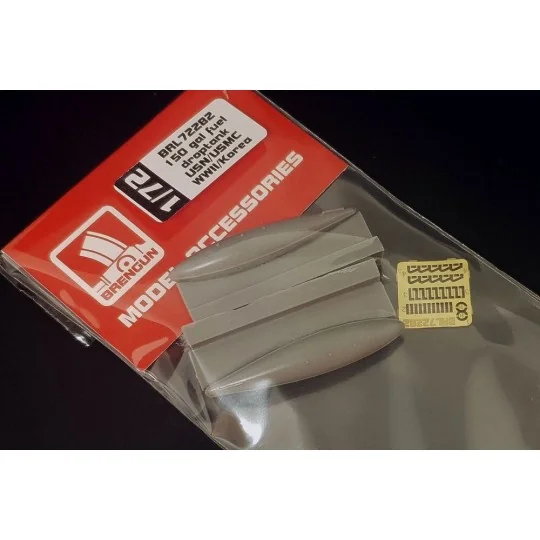 150 gal fuel droptank USN/USMC WWII/Korean war, 1/72 - Brengun BRL7... 150 gal fuel droptank USN/USMC WWII/Korean war, 1/72 - Brengun BRL7...