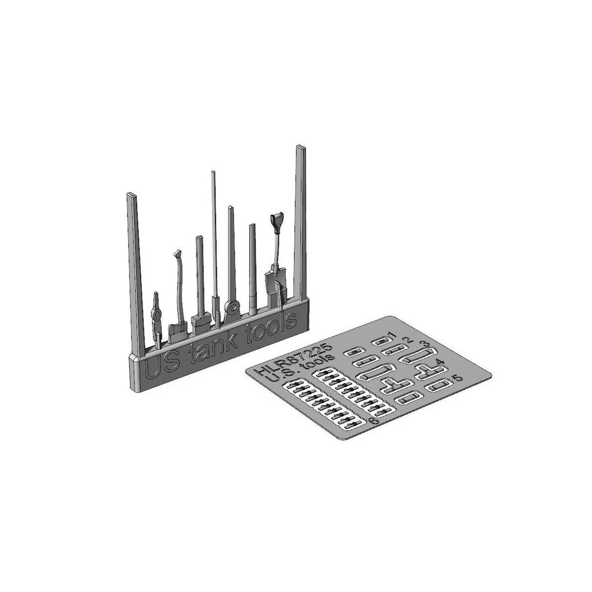 U.S. tank tools, 1/87 - Hauler HLR87225 U.S. tank tools, 1/87 - Hauler HLR87225