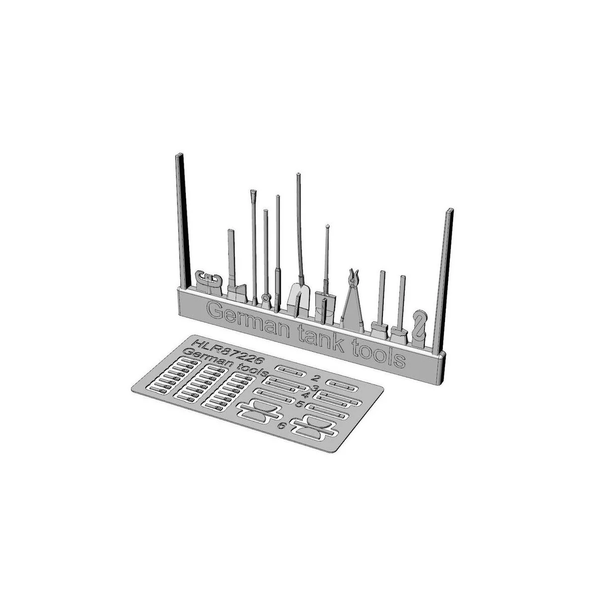 German tank tools, 1/87 - Hauler HLR87226