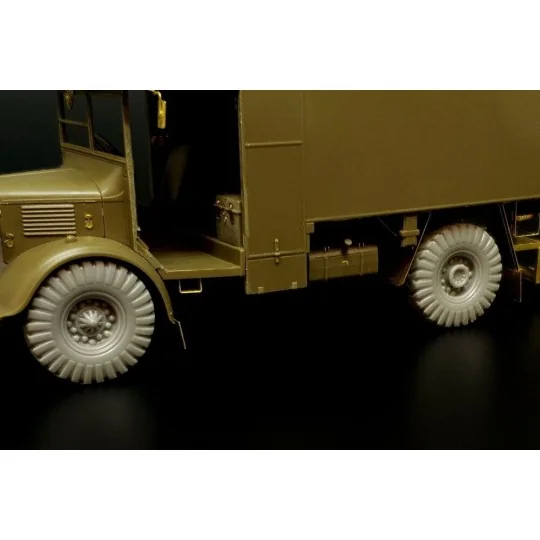British 2-Ton 4x2 Ambulance (Austin K2) WHEELS for Tamiya, 1/48 - H...