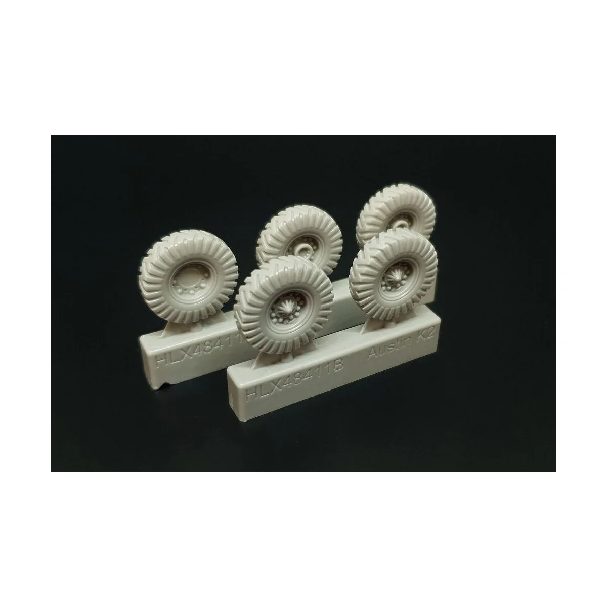 British 2-Ton 4x2 Ambulance (Austin K2) WHEELS for Tamiya, 1/48 - H...