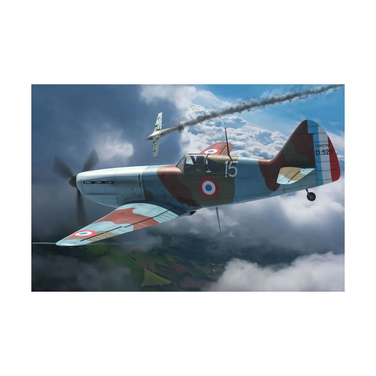 Dewoitine D.520, 1/144 - Brengun BRP144021