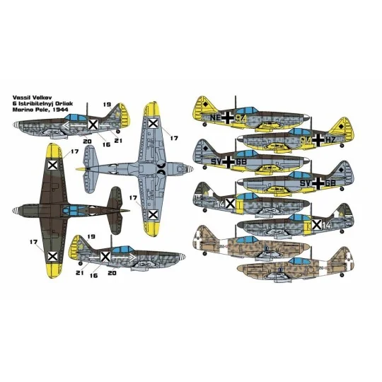 Dewoitine D.520 FOREIGN USERS, 1/144 - Brengun BRP144022