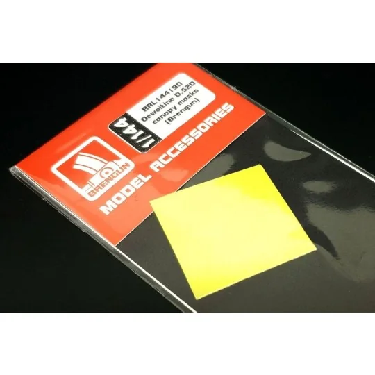 Dewoitine D.520 canopy masks (Brengun), 1/144 - Brengun BRL144190 Dewoitine D.520 canopy masks (Brengun), 1/144 - Brengun BRL144190