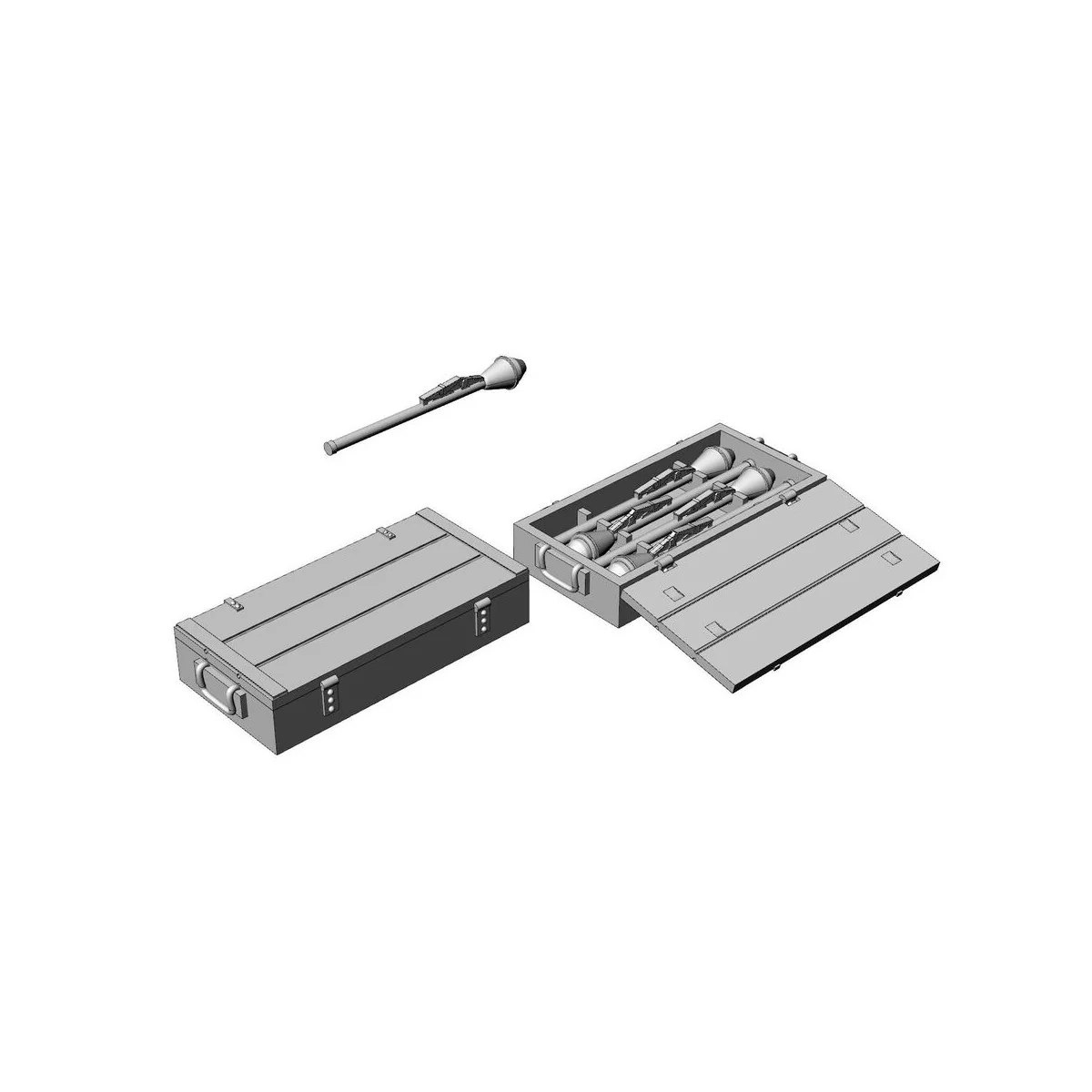 Panzerfaust with boxes, 1/87 - Hauler HLR87228 Panzerfaust with boxes, 1/87 - Hauler HLR87228