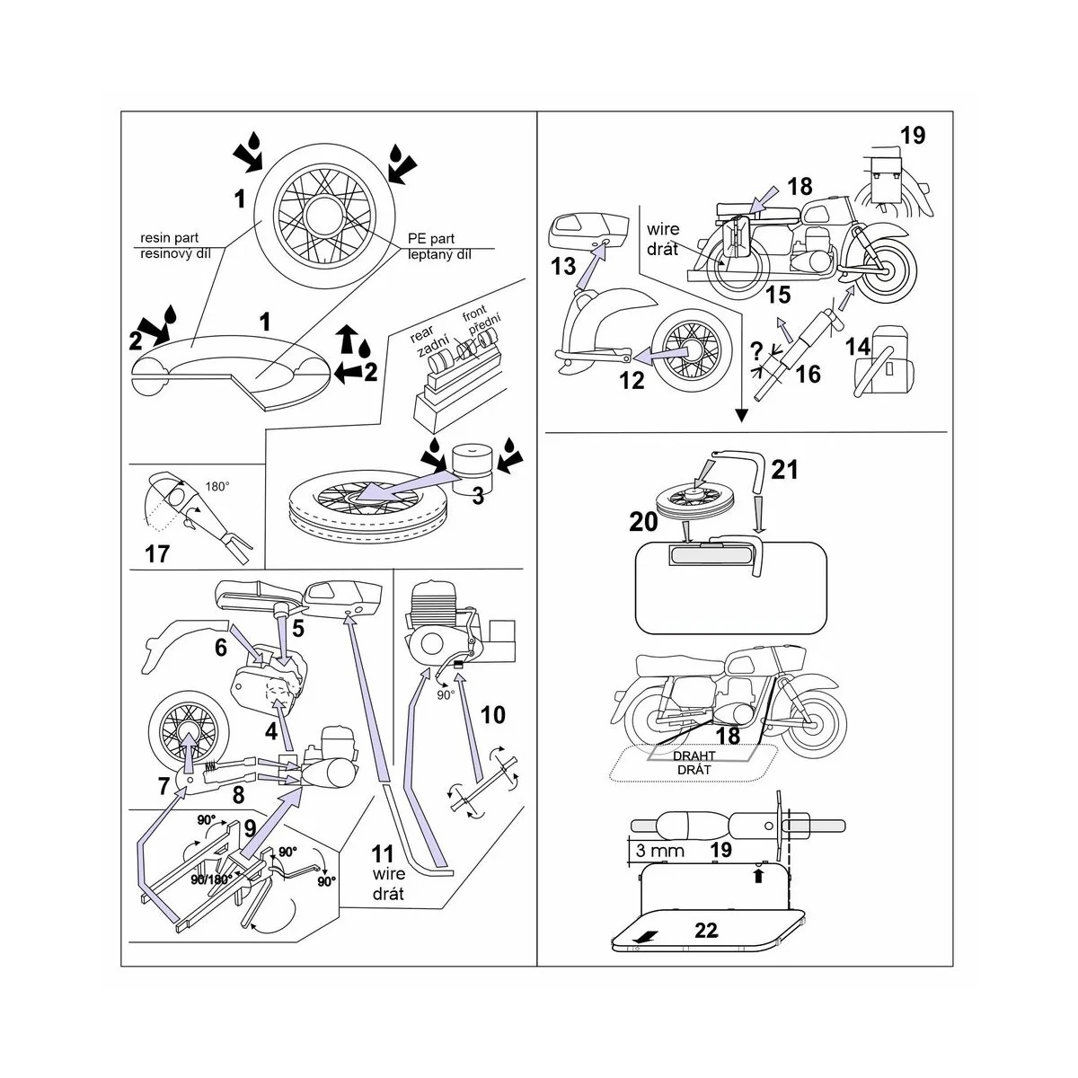 MZ ES 250/2+Stoye LSW, 1/87 - Hauler HLR87229