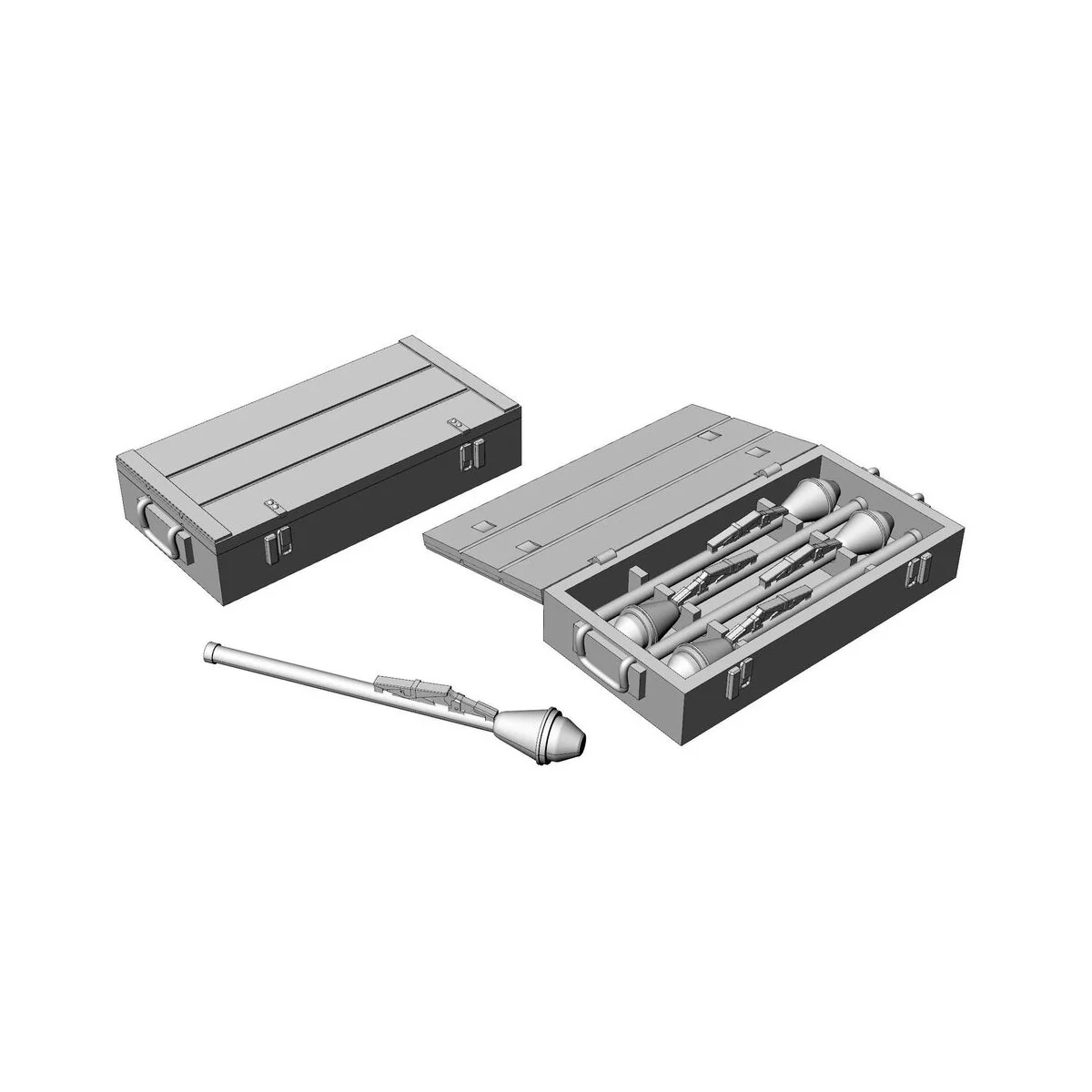 Panzerfaust with boxes, 1/72 - Hauler HLH72141