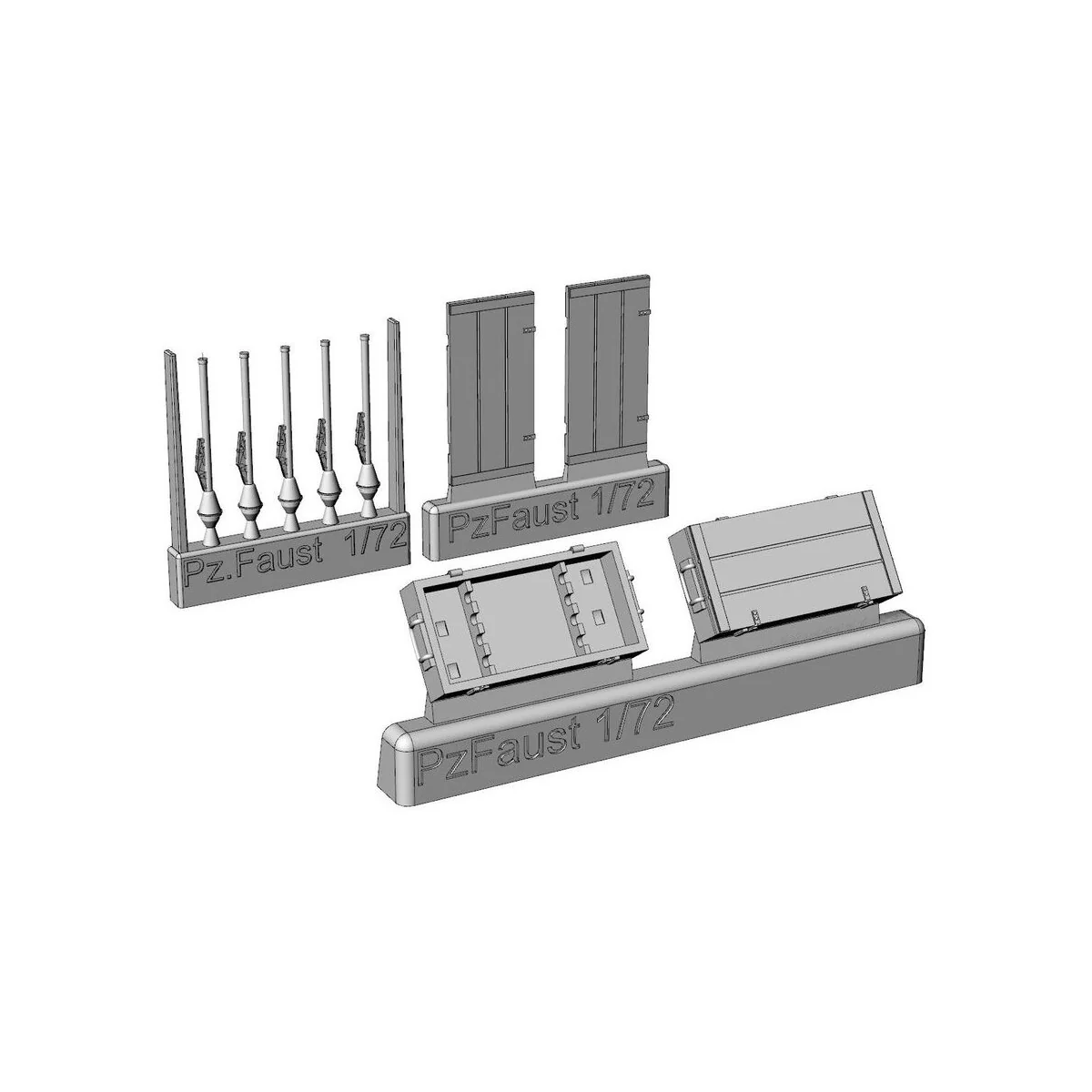 Panzerfaust with boxes, 1/72 - Hauler HLH72141
