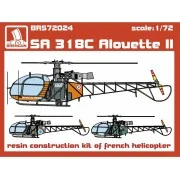SA 318C Alouette II, 1/72 - Brengun BRS72024 SA 318C Alouette II, 1/72 - Brengun BRS72024