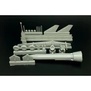 Feuerlilie F-55 Flakrakete w/dolly, 1/48 - Brengun BRS48017