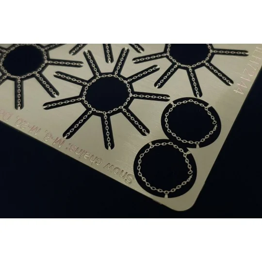 Snow chains M-8, M-20, Dodge, Halftack, 1/72 - Hauler HLH72144 Snow chains M-8, M-20, Dodge, Halftack, 1/72 - Hauler HLH72144