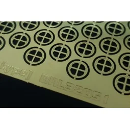 Tie down points (cross type), 1/32 - Brengun BRL32051