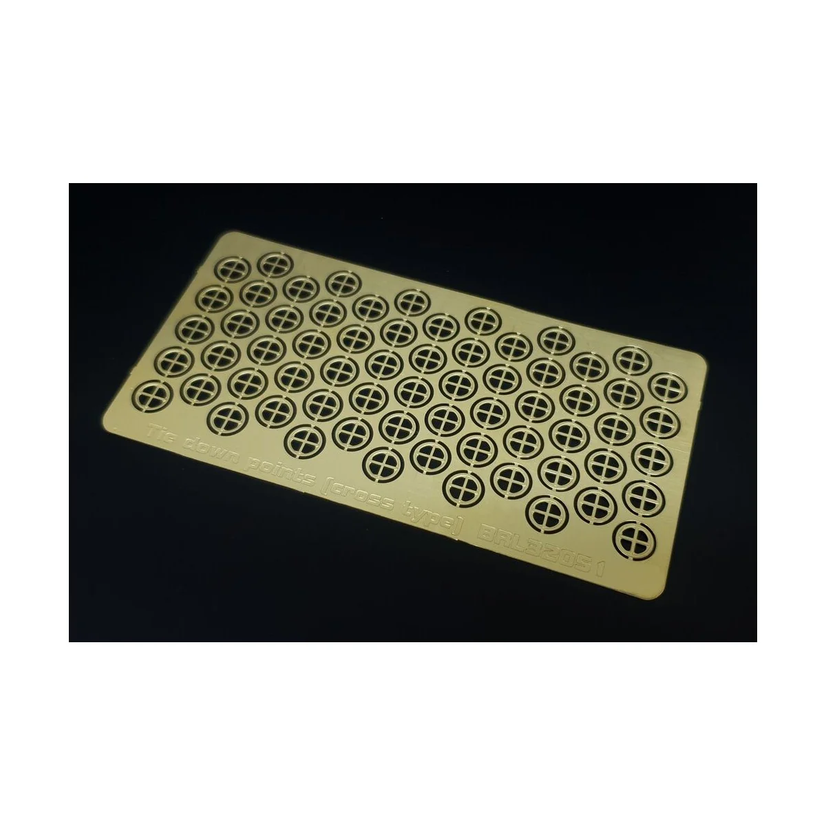 Tie down points (cross type), 1/32 - Brengun BRL32051 Tie down points (cross type), 1/32 - Brengun BRL32051