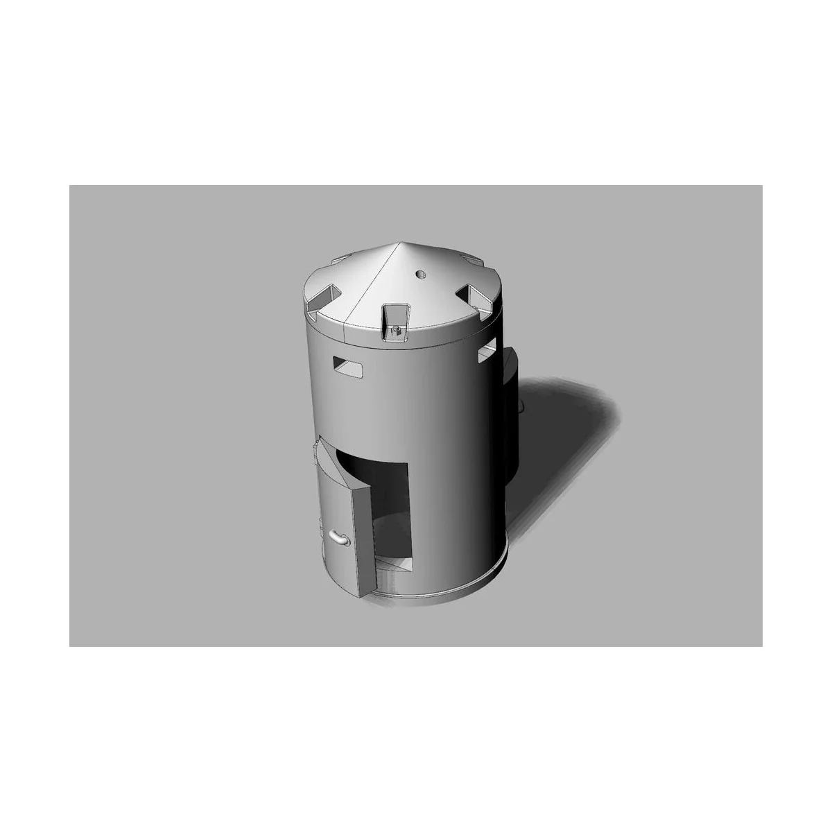 Spitterschutzzelle-Einmannbunker - Hauler HLH72145