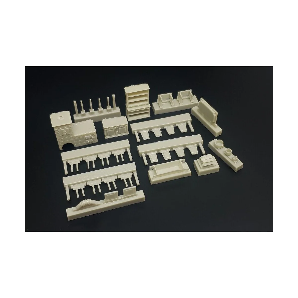 Kitchen furniture, 1/72 - Hauler HLH72147
