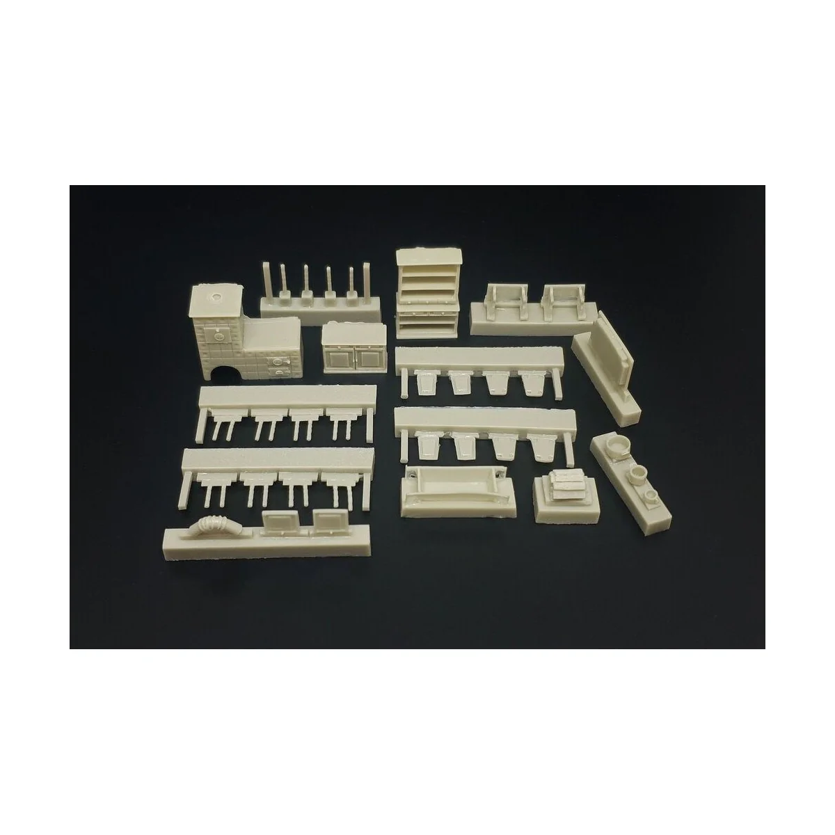 Kitchen furniture, 1/72 - Hauler HLH72147