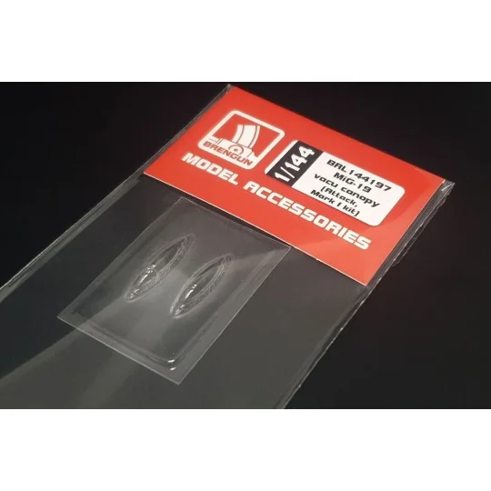 MiG-19 vacu canopy, 1/144 - Brengun BRL144197 MiG-19 vacu canopy, 1/144 - Brengun BRL144197