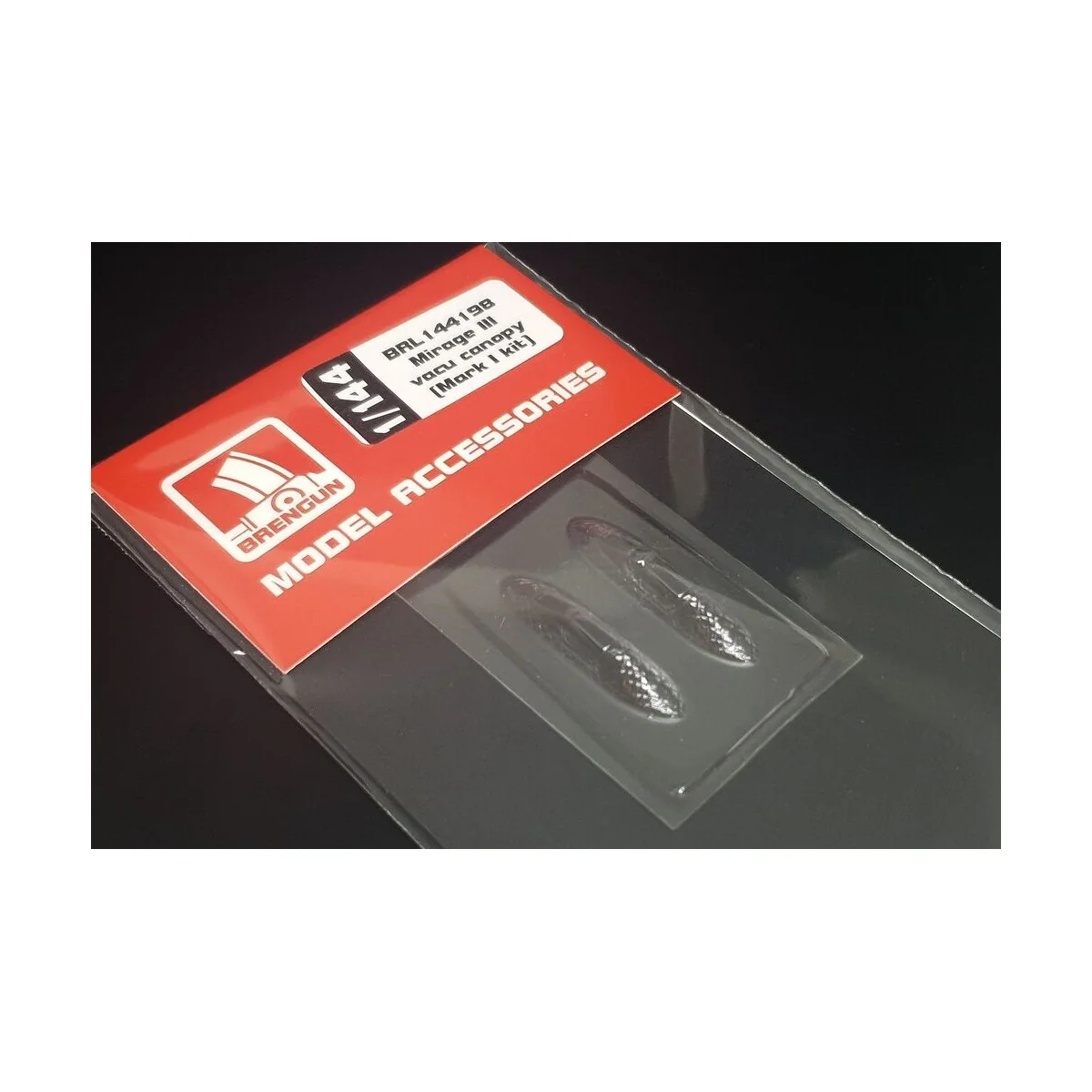 Mirage III vacu canopy, 1/144 - Brengun BRL144198 Mirage III vacu canopy, 1/144 - Brengun BRL144198