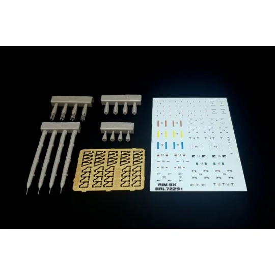 AIM-9X Sidewinder (4pcs), 1/72 - Brengun BRL72291 AIM-9X Sidewinder (4pcs), 1/72 - Brengun BRL72291