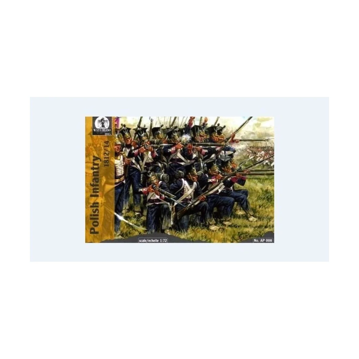 Polish Infantry, 1808-14, 1/72 - WATERLOO 1815 AP008 Polish Infantry, 1808-14, 1/72 - WATERLOO 1815 AP008