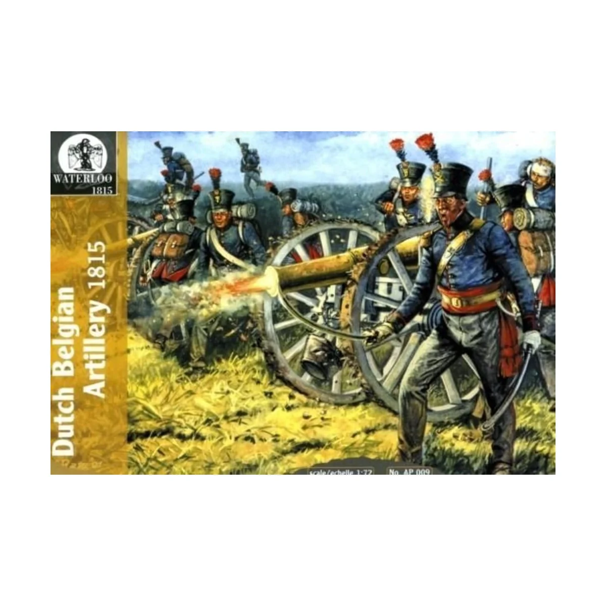 Dutch Belgian Artillery, 1815, 1/72 - WATERLOO 1815 AP009 Dutch Belgian Artillery, 1815, 1/72 - WATERLOO 1815 AP009