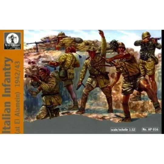 Italian Infantry at El-Alamein, 1942-43, 1/32 - WATERLOO 1815 AP016