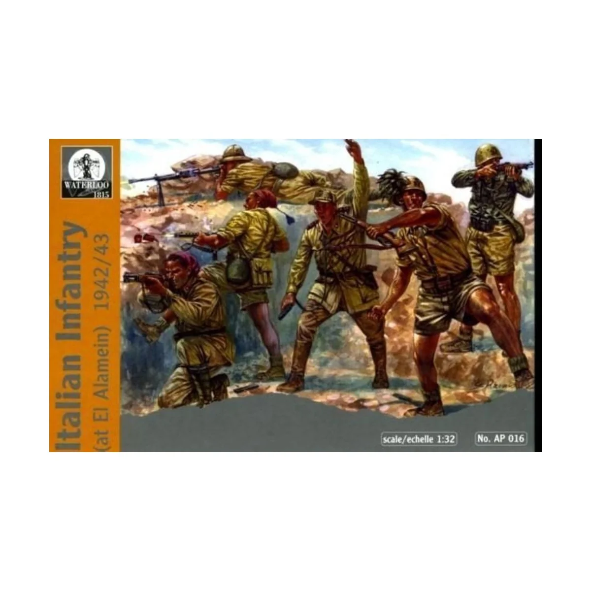 Italian Infantry at El-Alamein, 1942-43, 1/32 - WATERLOO 1815 AP016