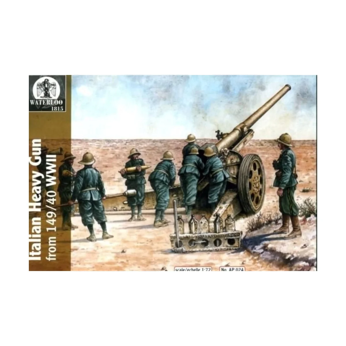 Italian heavy gun 149/40 w/serv. - WATERLOO 1815 AP024
