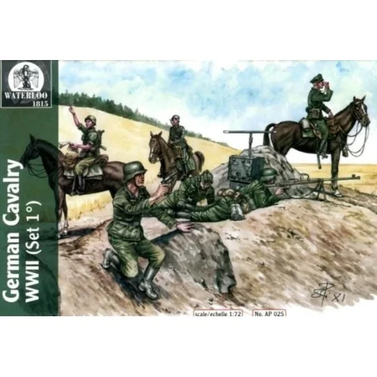 Wehrmacht & Waffen Cavalary WWII, 1st v., 1/72 - WATERLOO 1815 AP025