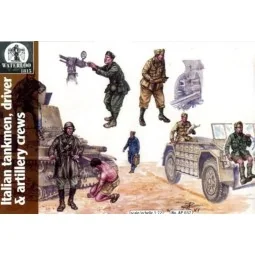 Italian Tankmen, drivers+artillery crews, 1/72 - WATERLOO 1815 AP037