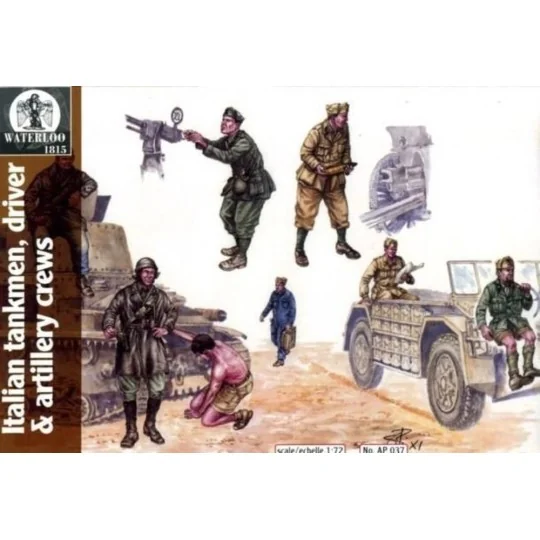 Italian Tankmen, drivers+artillery crews - WATERLOO 1815 AP037