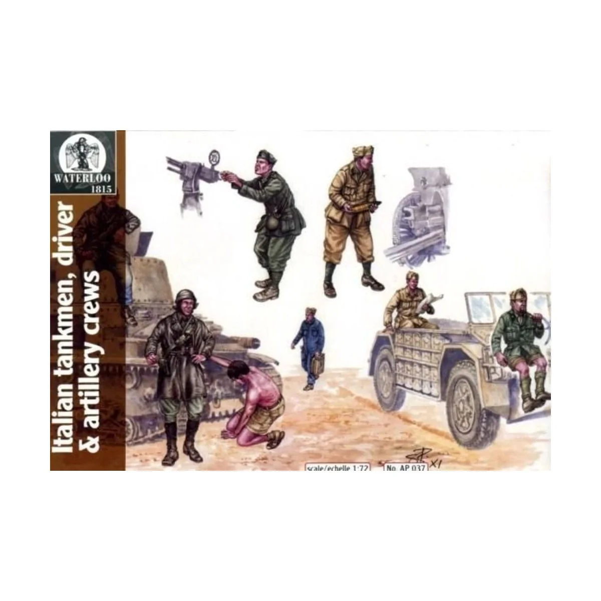 Italian Tankmen, drivers+artillery crews - WATERLOO 1815 AP037