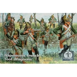 Napoleonic french foot dragoons, 1/72 - WATERLOO 1815 AP041