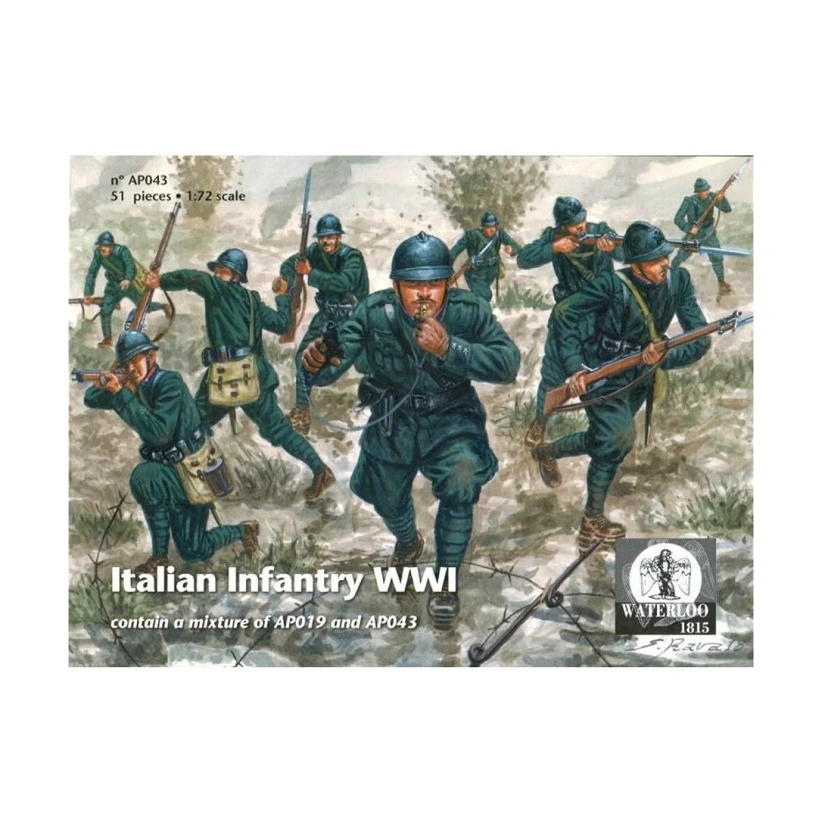 Italian Infantry WWI, 1/72 - WATERLOO 1815 AP043