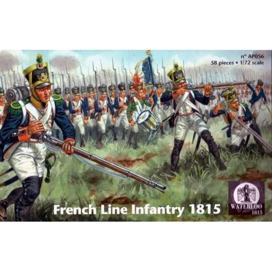 French Line Infantry 1815, 1/72 - WATERLOO 1815 AP056 French Line Infantry 1815, 1/72 - WATERLOO 1815 AP056