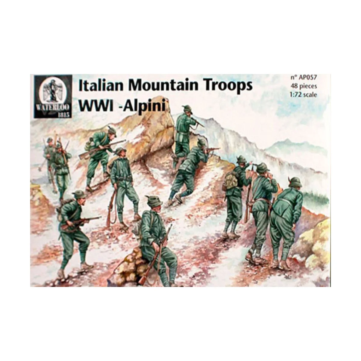 Italian Mountain Troops WWI - Alpini, 1/72 - WATERLOO 1815 AP057