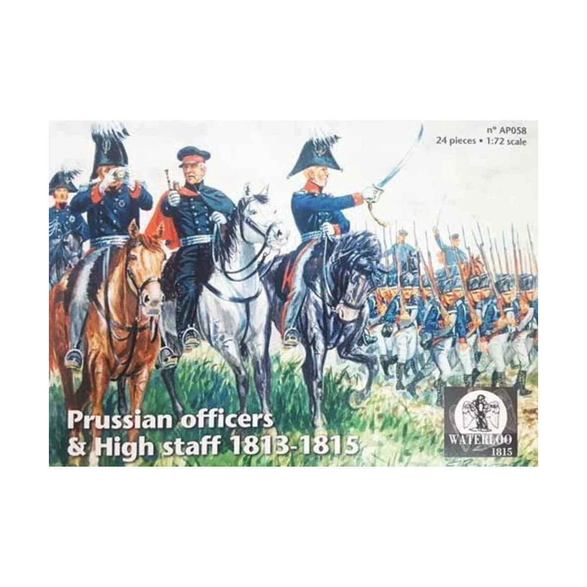 Prussian Officers & High staff 1813-1815, 1/72 - WATERLOO 1815 AP058