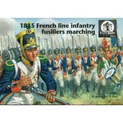 1815 French line infantry fusiliers marching - WATERLOO 1815 AP061
