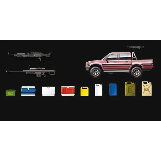 Pick Up w/Equipment, 1/35 - MENG-Model VS-002 Pick Up w/Equipment, 1/35 - MENG-Model VS-002