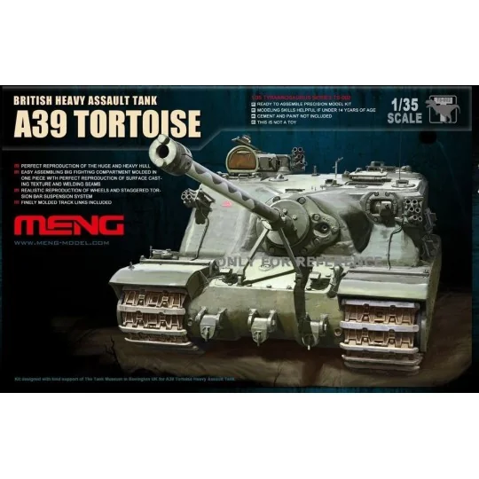 British A39 Tortoise Heavy Assault Tank, 1/35 - MENG-Model TS-002