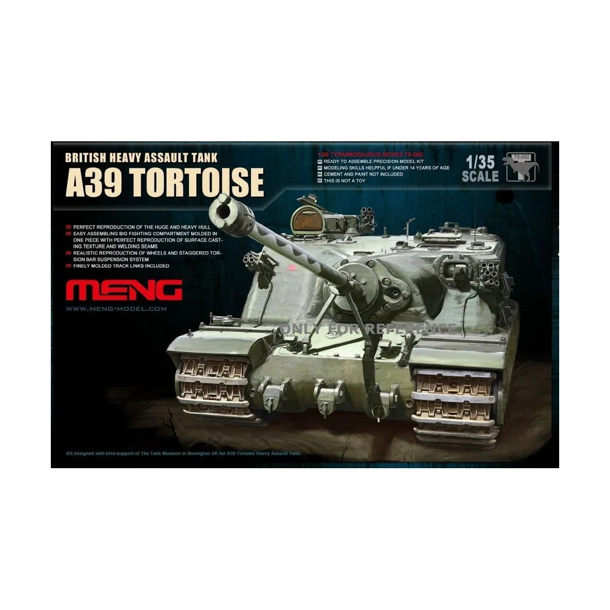 British A39 Tortoise Heavy Assault Tank - MENG-Model TS-002