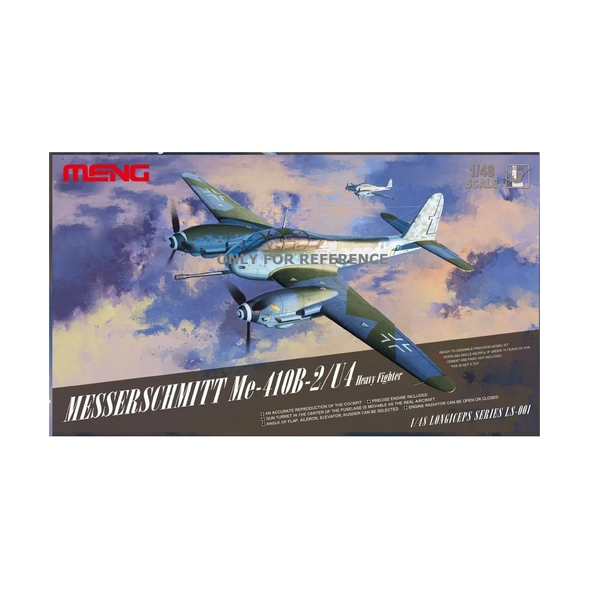 Messerschmitt Me-410B-2/U4 Heavy Fighter, 1/48 - MENG-Model LS-001 Messerschmitt Me-410B-2/U4 Heavy Fighter, 1/48 - MENG-Model LS-001
