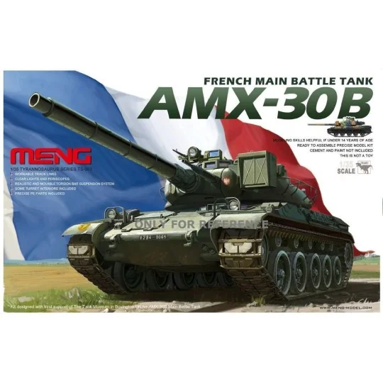 French AMX-30B Main Battle Tank, 1/35 - MENG-Model TS-003
