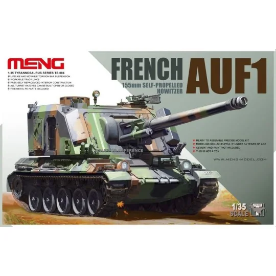 French AUF1 155mm Self-propelled Howitze, 1/35 - MENG-Model TS-004