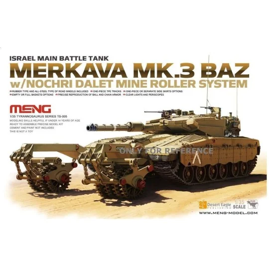 Israel Main Battle Tank Merkava Mk.3 BAZ, 1/35 - MENG-Model TS-005